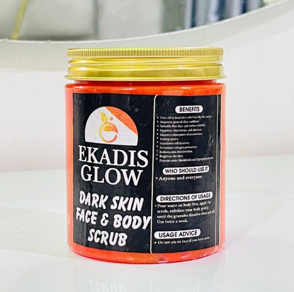 Dark Skin Face and Body Scrub