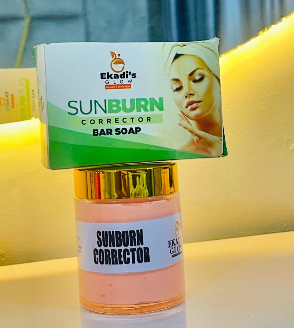 Sunburn corrector set
